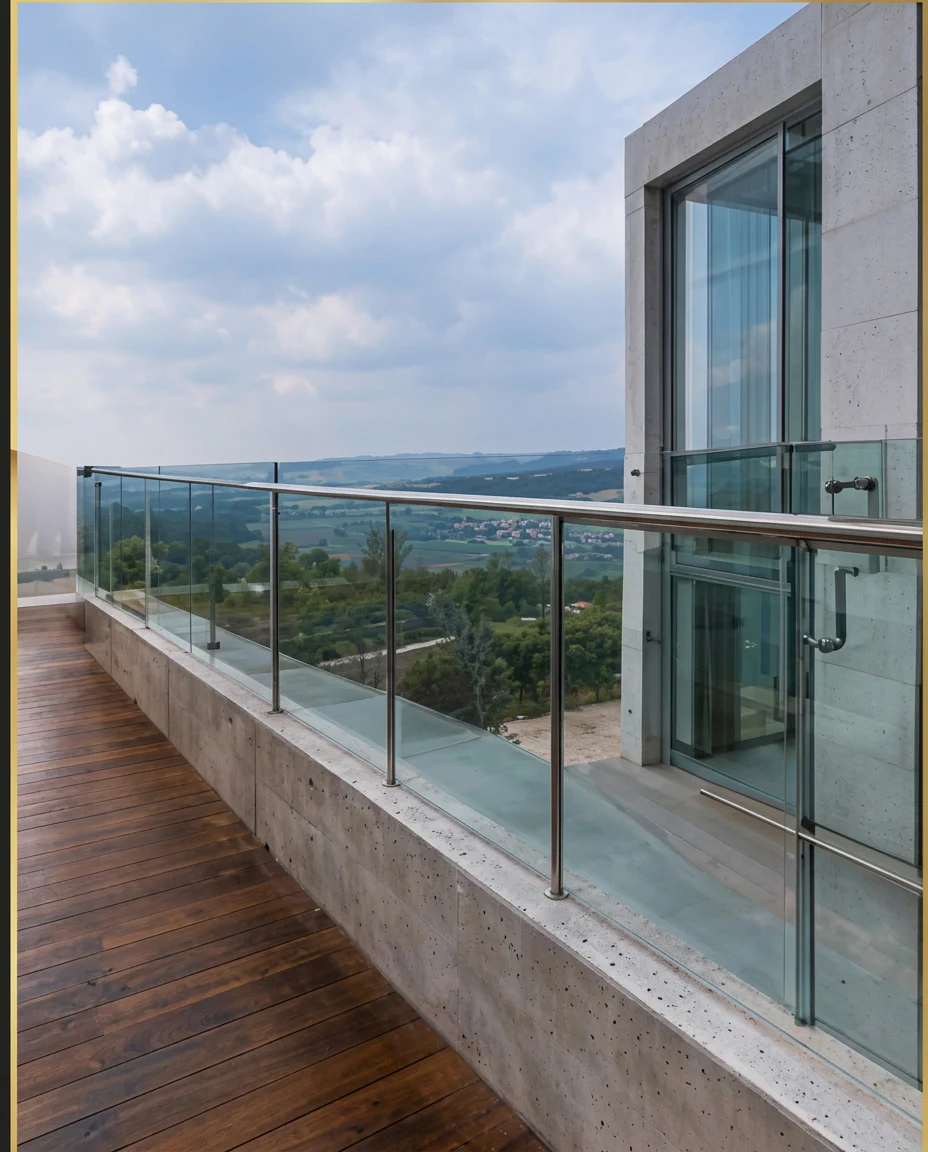 Glass railings